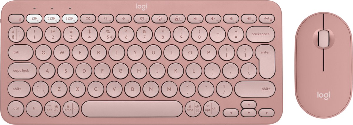 LOGITECH Pebble 2 Combo Roze