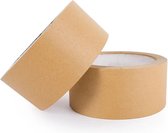 2 x Ecologische Papieren Tape / Papieren Plakband / Tape Kraftpapier / Ecotape / Paper Tape / Papiertape / Papier tape