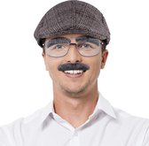 Funny Fashion Oude man/Abraham pop verkleedset - bril/snor/wenkbrouwen/pet - voor volwassenen