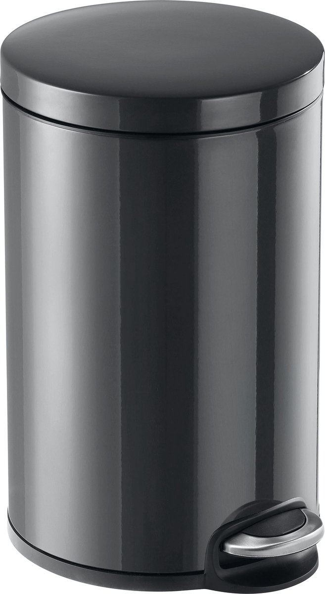 Goedkoopste Durable 341158 Afvalemmer 12 l (Ø x h) 250 mm x 400 mm Metaal, Kunststof Antraciet-grijs 1 stuk(s