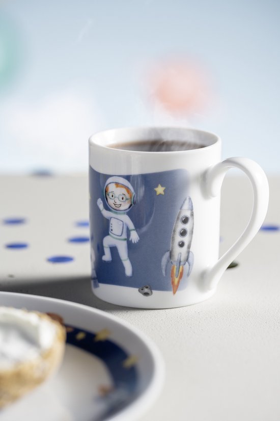 Leonardo Bambini Avventura kinderserviesset 3-delig space van LEO — afbeelding 4