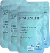 Lactastic Lactase Tabletten - 12000 FCC 240 Tabletten voordeelpak