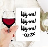 50 stuks A6 enkele wenskaarten excl. envelop - wijn humor kaarten Chateau Meiland kaarten wijnen wijnen wijnen | groothandel cadeau kaarten uitdelen