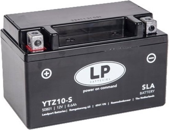 LANDPORT (LP) SLA YTZ10-S AGM MOTOR ACCU 12 VOLT 8,6 AH