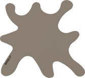 NOOBLU SPLASH onderzetters 15x15 cm - Clay grey - Set van 8