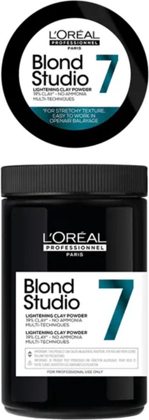 L’Oréal Professionnel - Blond Studio - Clay Powder - Blondeerpoeder voor alle haartypes - 500 ml - L’Oréal Professionnel