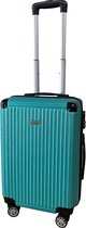 Venice handbagage reiskoffer met wielen 38 liter - lichtgewicht - cijferslot - Groen