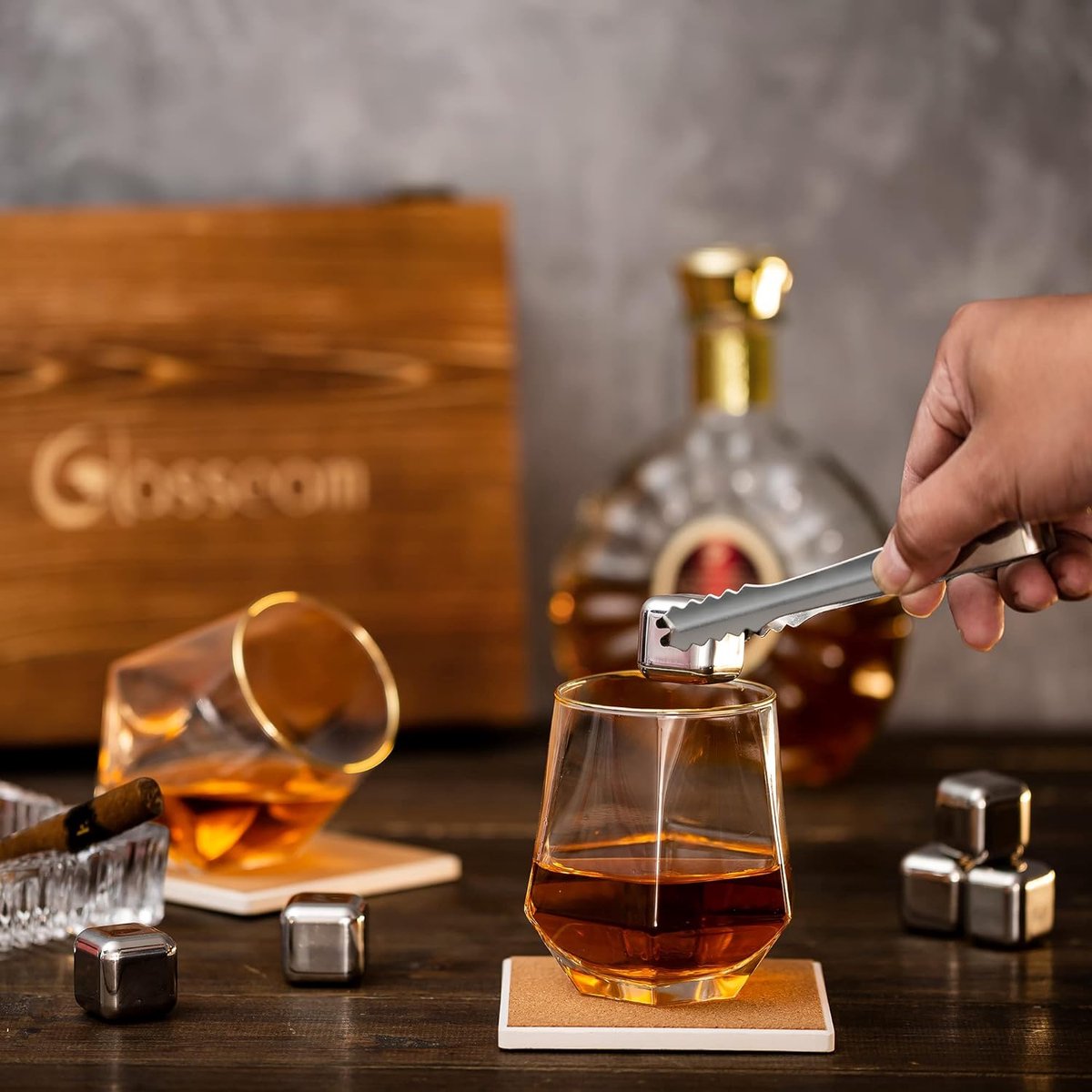 Gepersonaliseerde luxe whiskyglazen set | Vanaf €22,81