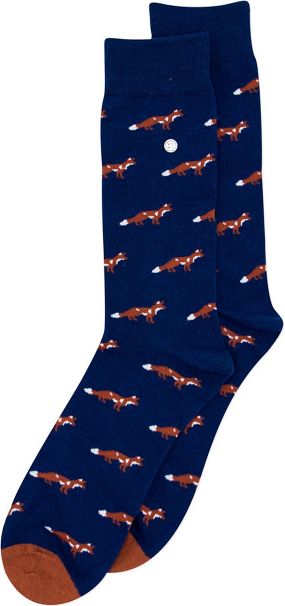 Alfredo Gonzales Foxy Sokken AG-Sk-FOX-01 109 Navy/Brown L(46-48)
