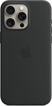 Apple Siliconenhoesje met MagSafe voor iPhone 15 Pro Max - Black
