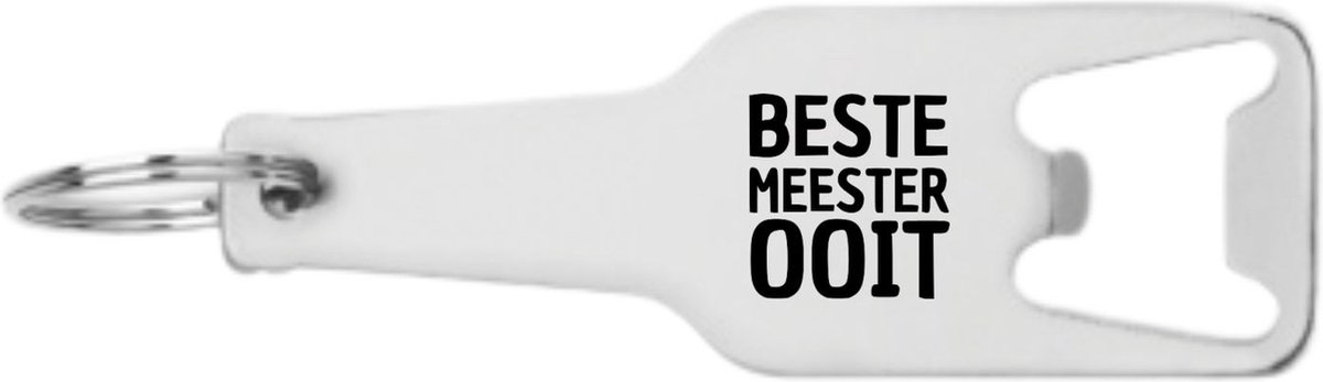 Akyol - beste meester ooit flesopener - Meester - familie - cadeau - 105 x 25mm