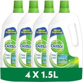 Dettol Power & Fresh - Allesreiniger - Orignal - 4 x 1,5 Liter - Voordeelverpakking