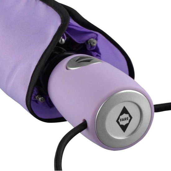 Parapluie Fare Mini - Ø97 cm - AOC - Ouverture et fermeture automatique - Coupe-vent - Polyester/Plastique/Acier - Lilas
