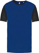 Tweekleurig herenshirt jersey met korte mouwen 'Proact' Royal Blue/Black - S