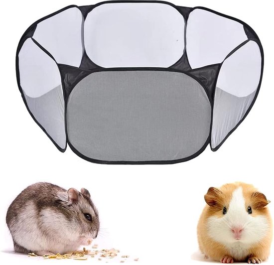 Clôture Pour Animaux Domestiques, Enclos Modulable Pour Hamsters, Lapins,  Cochon D'inde, Noir - Rongeur BUT