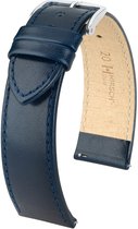 Hirsh Horlogeband Osiris Donkerblauw - Leer - 14mm