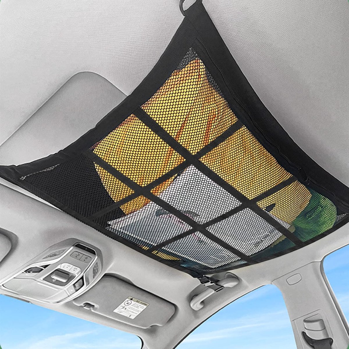 Sac De Toit De Voiture 425 Litres - Tissu Oxford 420D Imperméable - Dimensions 112x87x44 Cm - Compatible Avec La Plupart Des Voitures
