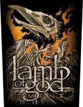 Lamb Of God - Omens Rugpatch - Zwart