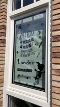 Raamstickers Sinterklaas - raamfolie - herbruikbaar - Welkom sint en piet - Gepersonaliseerd - statisch - duurzaam - decoratie - raamdecoratie - fiermusthaves