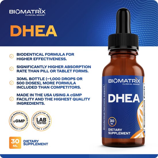 BioMatrix DHEA Drops 30 ml bol