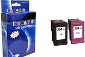 Bol.com Huismerk cartridge voor HP 304 XL BLACK N9K08AE 304XL Color (N9K07AE) voor HP DeskJet 2600 2620 2621 2622 2624 2630 2632... aanbieding