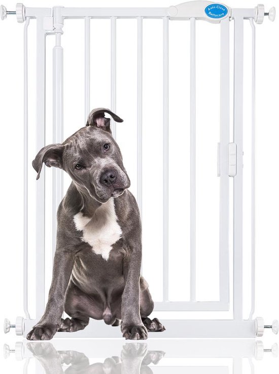 Barrière De Sécurité Extra Haute 142 Cm Pour Chats Et Chiens – Porte Automatique Sans Perçage