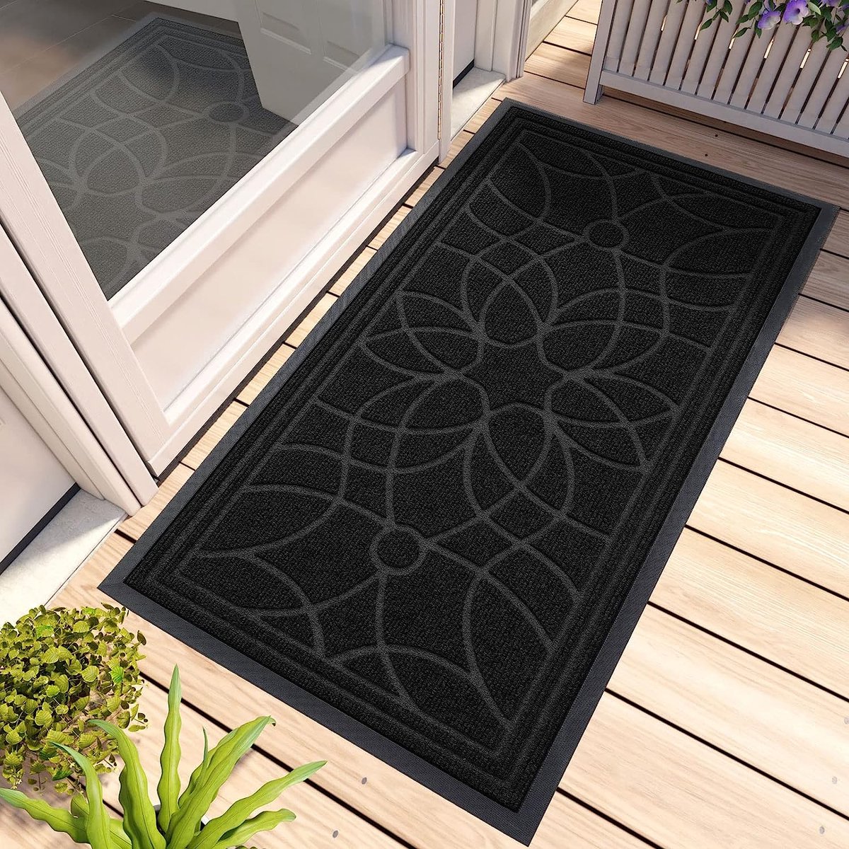 Tapis antiderapant antisalissures sur mesure extérieur