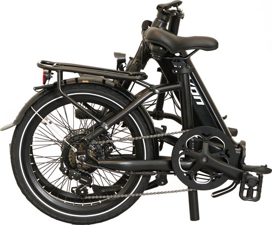Avon Eq1 Elektrische Vouwfiets 20 Inch Zwart Gratis Rijklaar Bezorgd