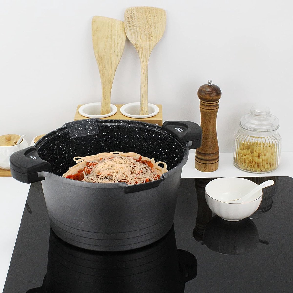 Julienne - Poêle à frire 28cm Granit Induction - Pour la cuisson >