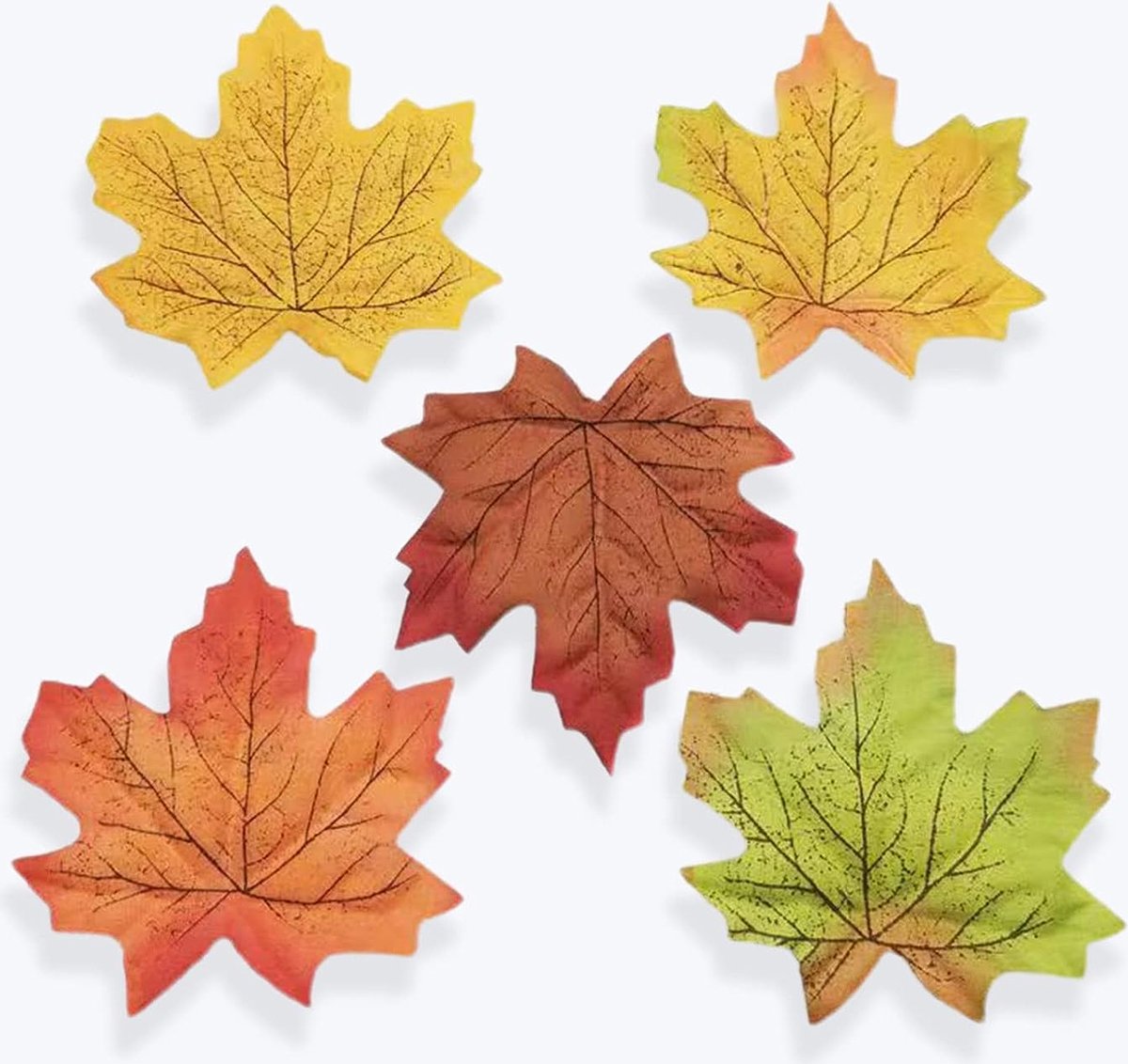 Guirlande de feuilles d'érable artificielles 2 pièces, fausses feuilles  pour intérieur