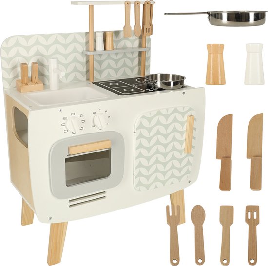 Cuisinette design en bois FSC® vert - Vertbaudet