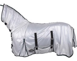 Pagony Big Neck Flycooler Plus - Paardendeken - Maat: 195 - Zilver - Polyamide