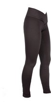 Mondoni Rijlegging Inge HW-MG - Maat: 42 - Zwart - Polyester/elastan - Paardrijbroek