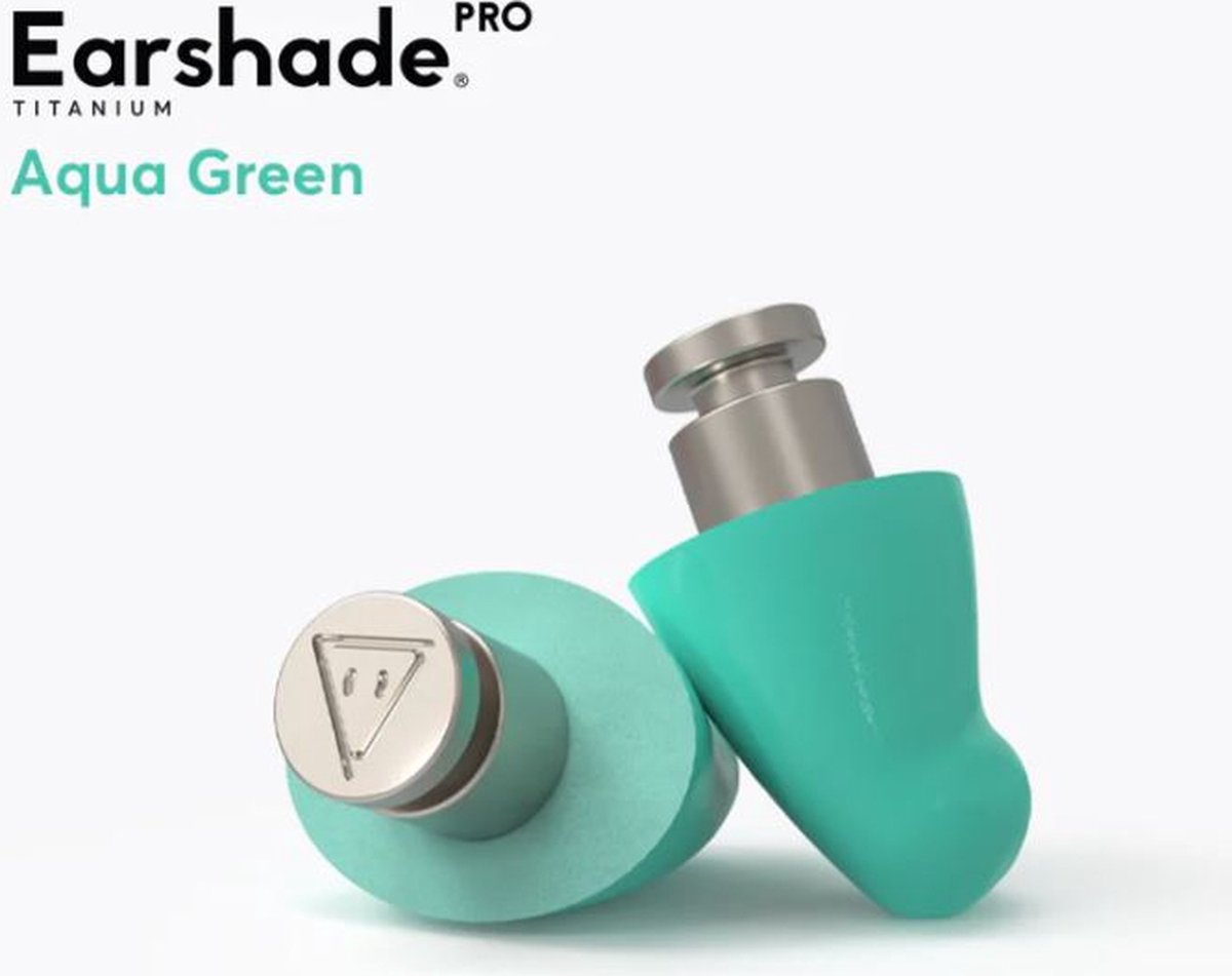 Goedkoopste Flare Audio Earplugs Earshade Pro titanium Aqua green