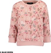 Blue Seven - sweater - gebloemd - peach