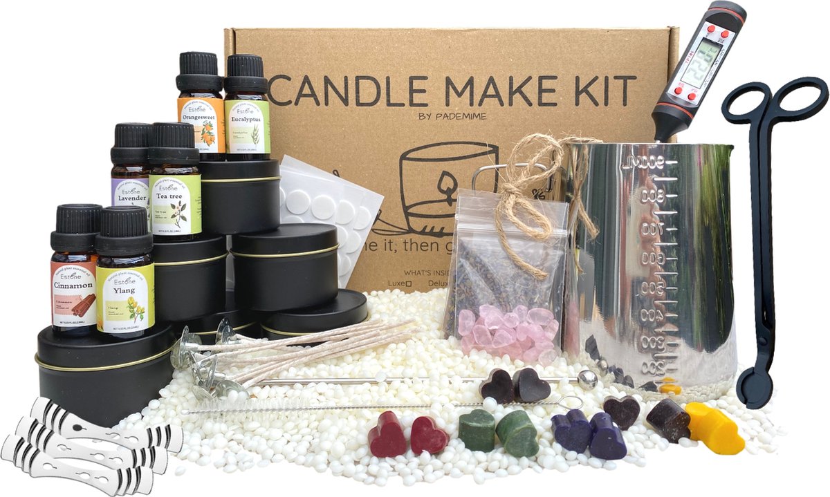 Kit de fabrication de Faire des bougies Bolke® - Bougie parfumée