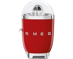 SMEG CJF11PBEU Citruspers - Elektrische Citruspers - 70W - RVS Filter - Antidruppelsysteem - Automatische Start/Stop - '50s Style - Rood