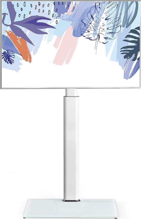 Suptek Mobile TV Cart for 21-60 inch LCD LED Flat/Curved Panel Screen TVs Max VESA 400x400 with laptop shelf for up to 35kg, ML55B