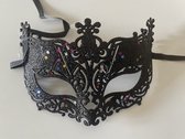 CHPN - Masker - Spannend masker - Gemaskerd bal - Oogmasker - Venetiaans masker - Mask - Verkleden - Bal - Carnaval - Zwart