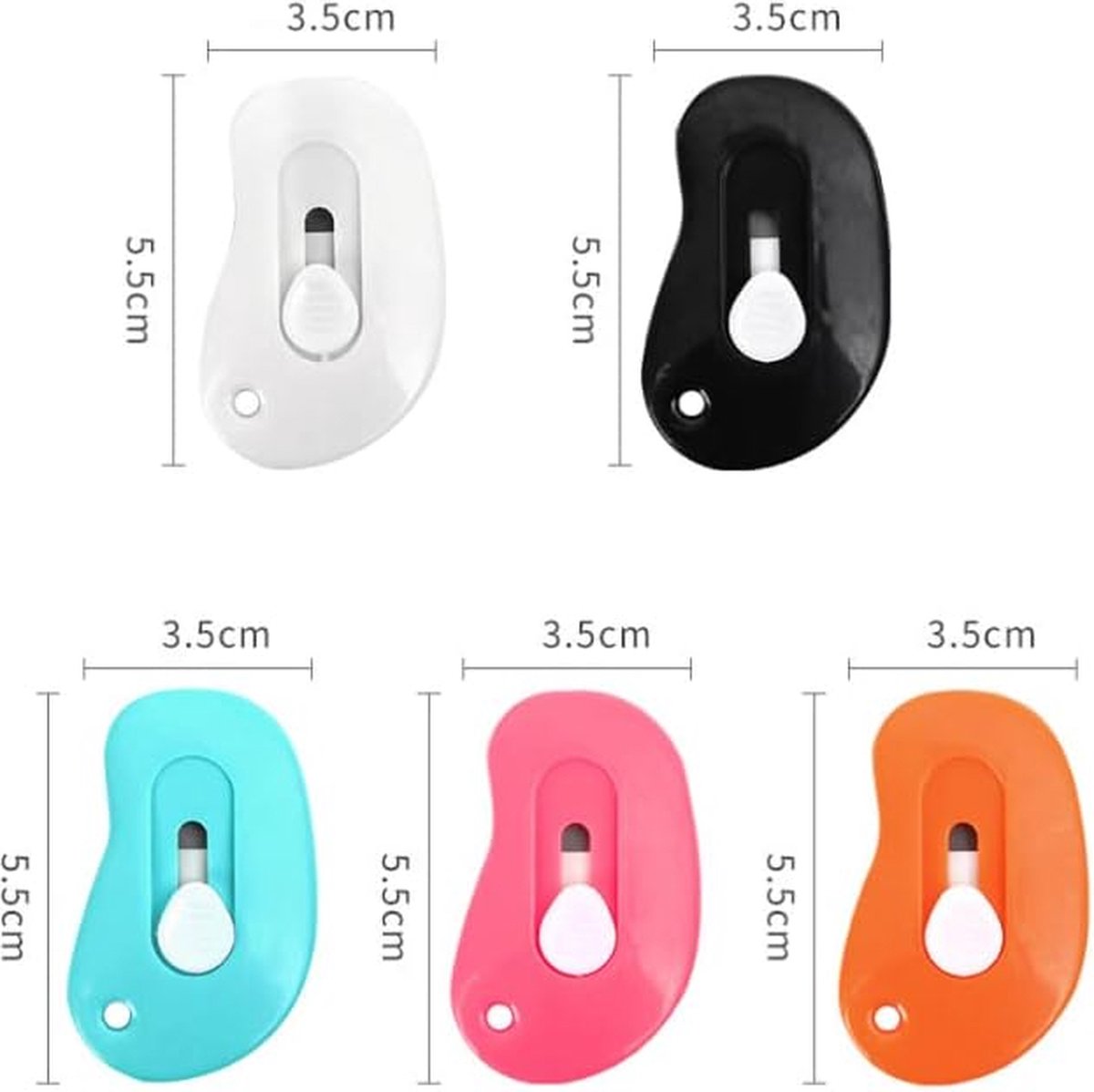 3 Stuks Mini Box Snijders - Doossnijder - Box Cutter - Doosmesjes