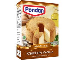 Chiffon vanila - Pandan cake - vanilla - Vanila chiffon cake mix - cakepoeder - Pondan