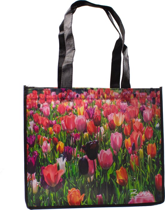 Shopping bag Pink Tulip per 1