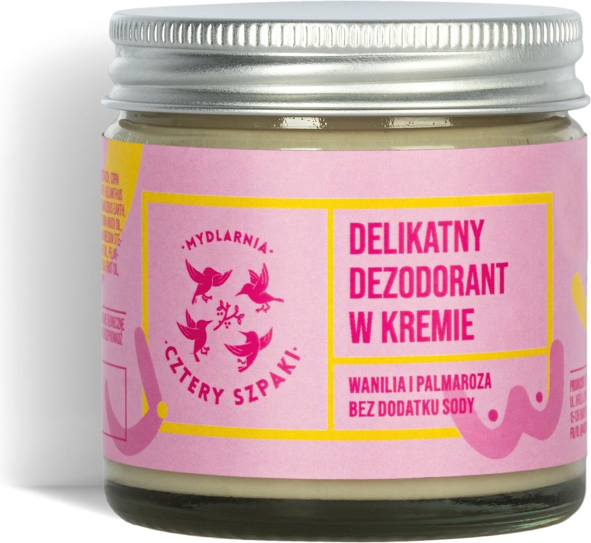 Goedkoopste Milde natriumvrije deodorantcrème Badaj Się 60ml