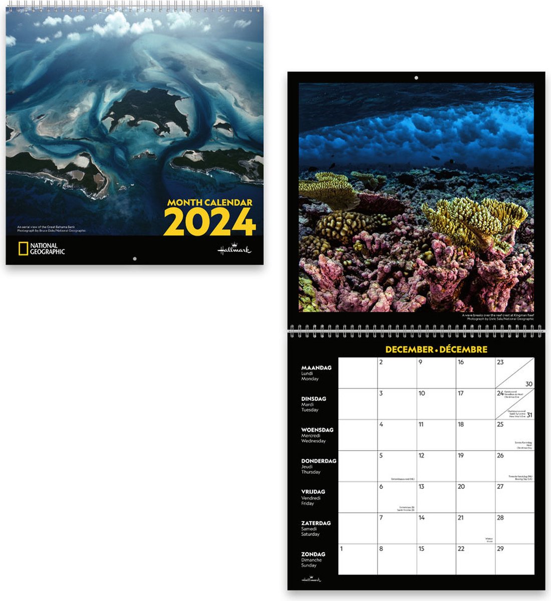 Calendrier National Geographic 2024