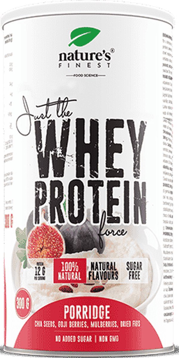 WHEY PROTEIN Berry High protein porridge - Eiwitrijke havermoutpap - 12 g EIWIT per portie - Calorievriendelijk, 163 kcal per portie, 6 porties