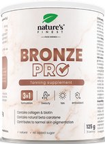 Bronze Pro - Bruiningssupplement met een unieke 3-in-1 formule - Krijg een betere en sterkere bruine kleur die langer houdt - Bètacaroteen, Vitamine E, Vitamine C, Biotine, Collageen