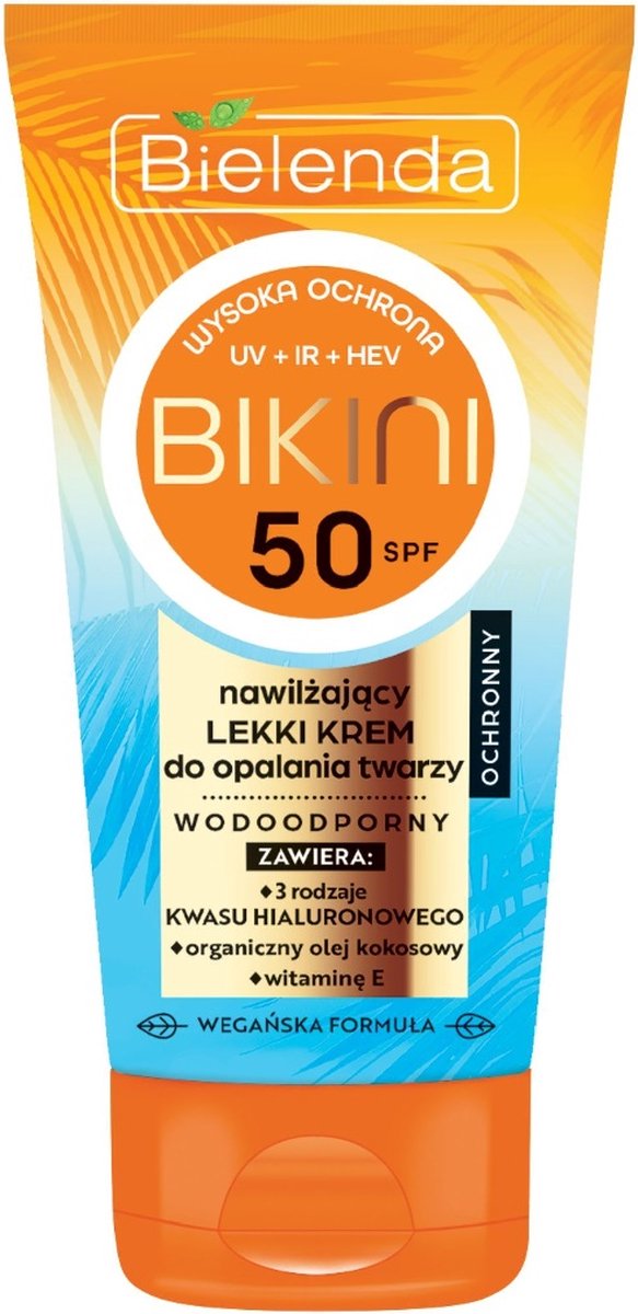 Bikini vochtinbrengende gezichtscrème SPF50 50ml