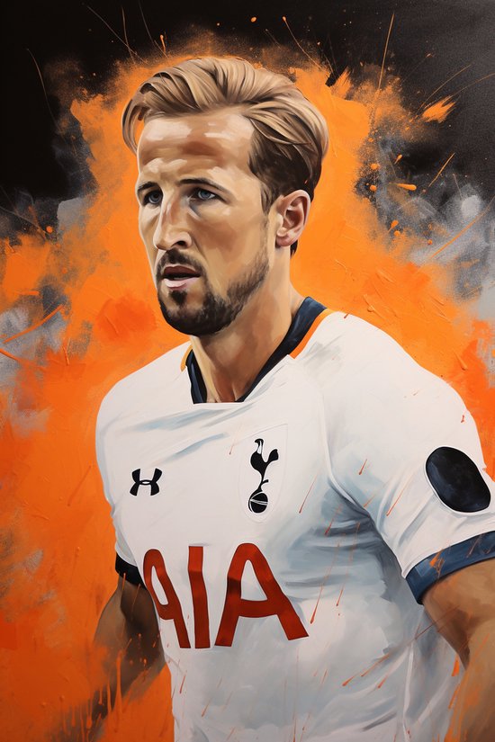 Harry Kane Poster | Harry Kane Abstract | Voetbalposter | 61x91cm ...