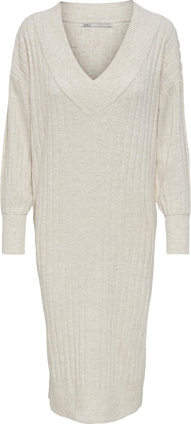 ONLY ONLNEW TESSA L/S MIDI V DRESS KNT Dames Jurk