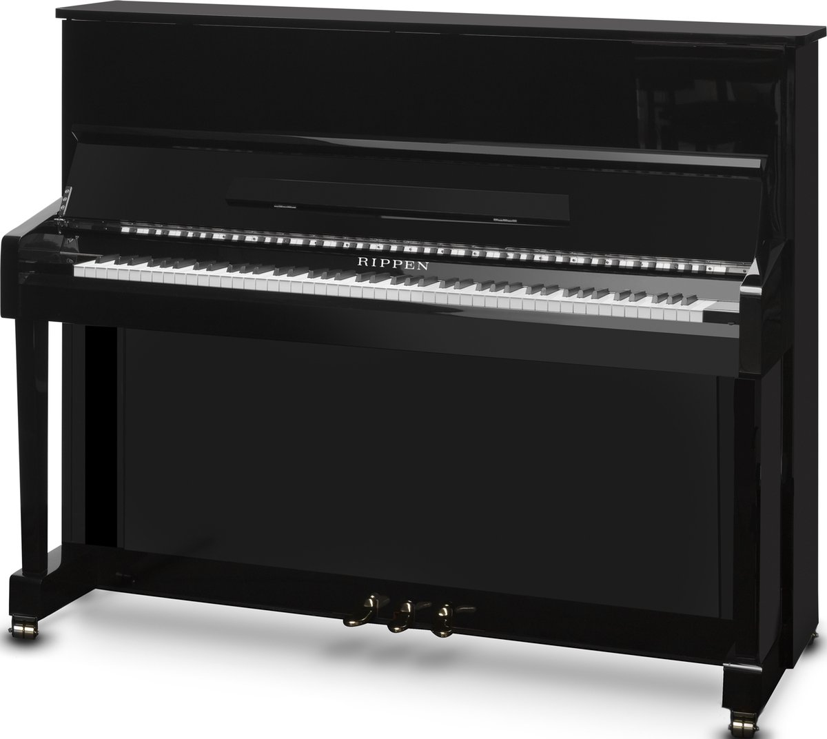 Rippen E-123 akoestische piano - nieuwe goedkope piano - Rippen piano - studiepiano